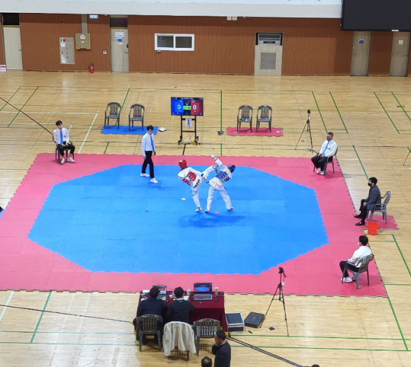 제52회 전국소년체육대회 대전광역시 대표선수 평가전 진행 모습
