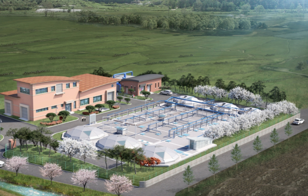 대산공공하수처리시설 조감도