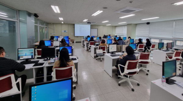 사립유치원 K-에듀파인 사용자 역량 강화 교육 실시 모습