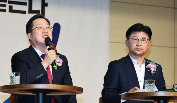 이장우 대전시장과 최충규 대덕구청장.
