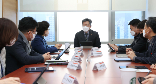 정부합동평가 대비 추진상황 보고회 개최 모습