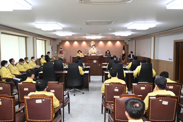 제266회 제2차 정례회 제2차 본회의 개최 모습