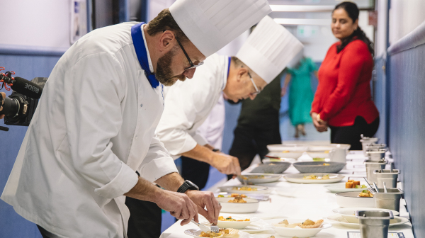 호주 르 꼬르동 블루 발효식품 요리대회 현장