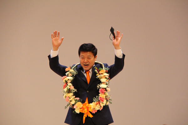 민선 2기 충남체육회장, 김영범 후보 89표차 당선/사진 권상재 기자