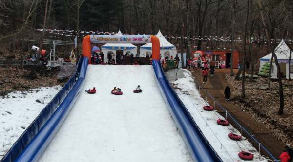 보령무궁화수목원 눈썰매장