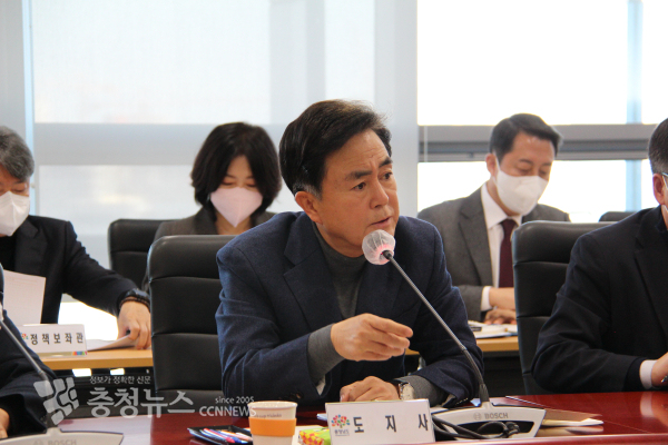 김태흠 충남지사는 19일 실·국·원장 회의 모두발언을 통해 “지난주, 국립경찰병원 분원 충남 아산 유치를 성공시켰다”고 밝혔다/사진 권상재 기자