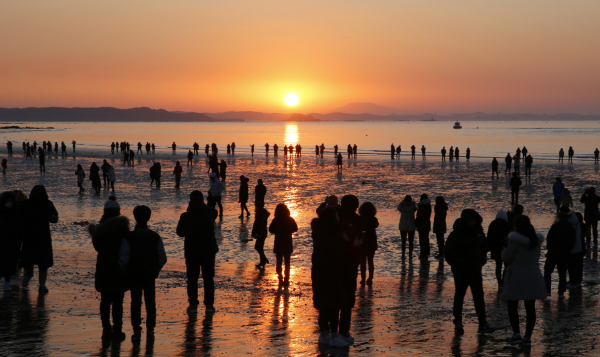 지난 연포 해맞이 행사 모습