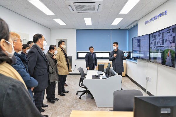 스마트팜 관제동 준공식 개최 모습