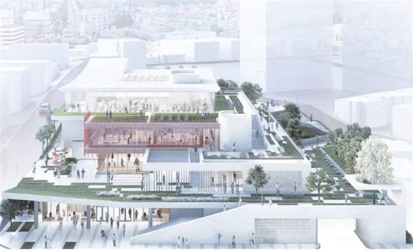 동대전시립도서관 예상도.