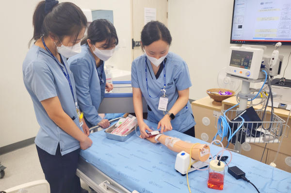 교육전담간호사 지원사업 진행 모습