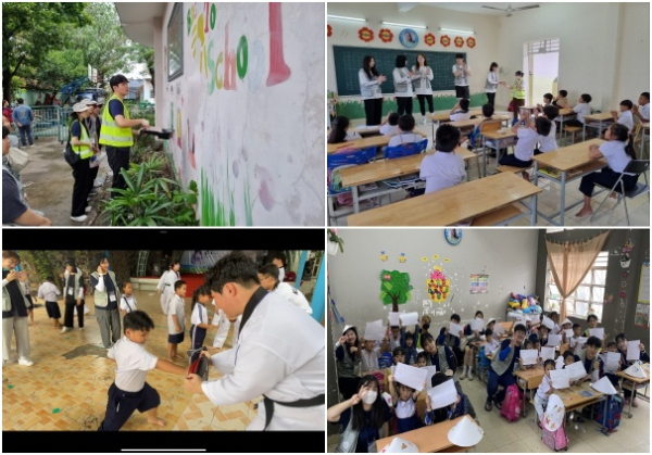 베트남 봉사활동 모습