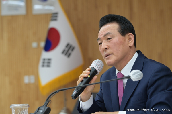 백성현 논산시장 신년 기자회견