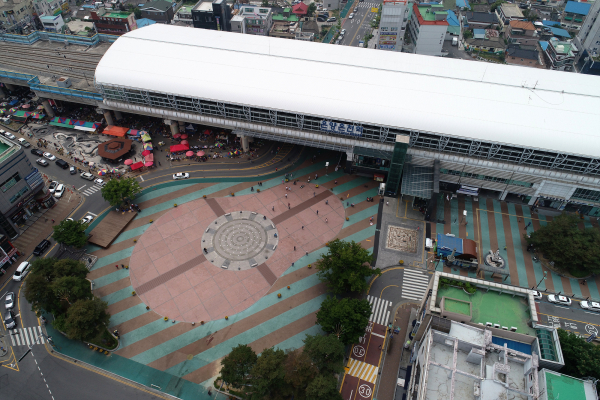 온양온천역 전경