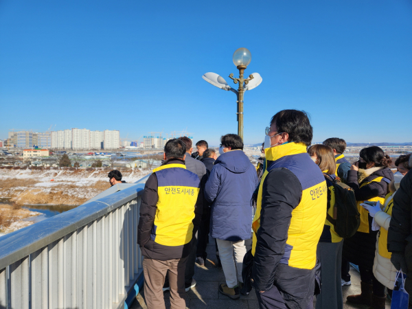 안전도시위 현장점검 모습