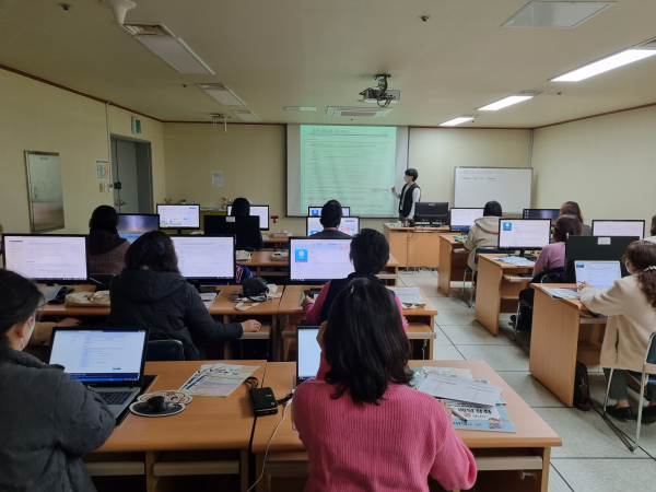 배달강사 직무역량강화 교육 실시 모습