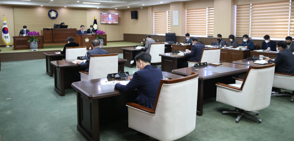 청양군의회 제287회 임시회 개회