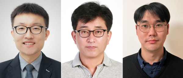 (왼쪽부터)건양대 의과대학 박환우 교수, 김도경 교수, 한대원 박사