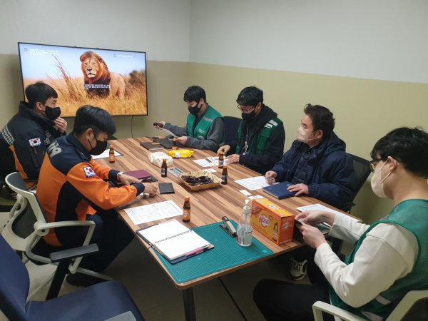 화재 예방 간담회 진행 장면/천안동남소방서 제공