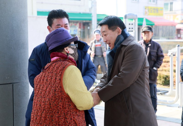 지난 5일 도마큰시장 정월대보름 행사 진행 장면