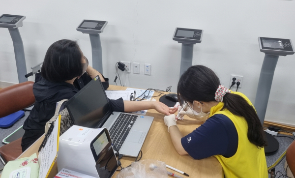 모바일 헬스케어 관련 혈액검사