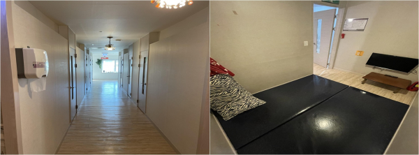 적발된 룸카페 모습