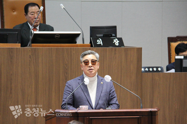 전익현 의원(서천1·더불어민주당)은 ‘농어촌지역 난방비 지원 및 개선대책 마련’을 촉구했다／사진 권상재 기자