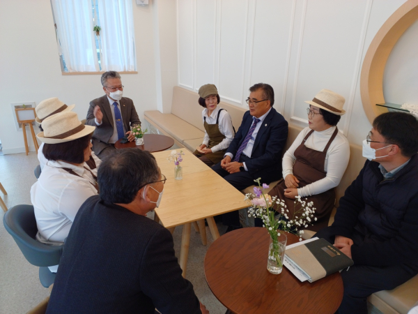 김기웅 서천군수 노인일자리 현장 방문