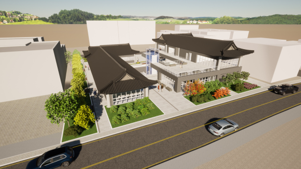 홍주읍성 전통양반문화체험공간 조성 사업 설계 조감도.