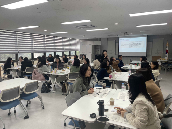 특수교사 직무연수 진행 장면/천안교육지원청 제공