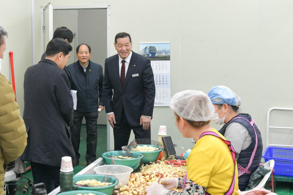 최원철 시장 읍면동 기업체 방문 - 의당면 신공주밤생산영농조합법인