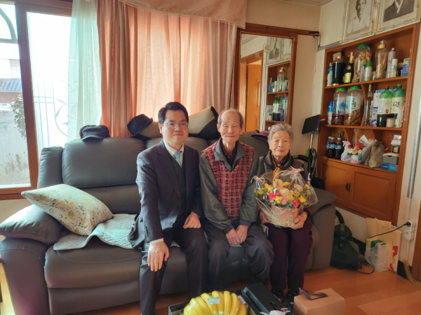 충남서부보훈지청 고령 참전유공자 위문(한홍석님)