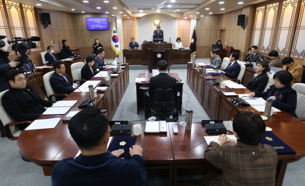 제292회 홍성군의회 임시회 폐회