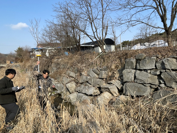합동설계 TF팀 현장 측량 사진