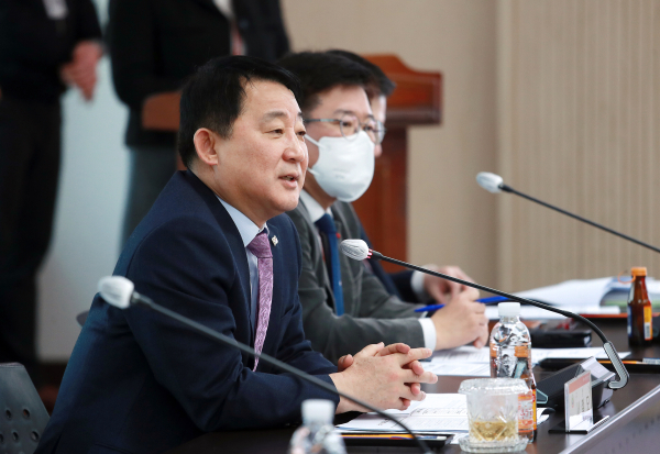 22일 열린 서구청 장태산실에서 열린 지역사회보장협의체 회의 개최 사진