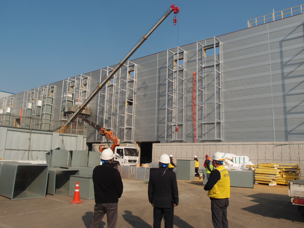 지난해 서산시가 추진한 건축사 현장조사 업무대행 실태점검 모습