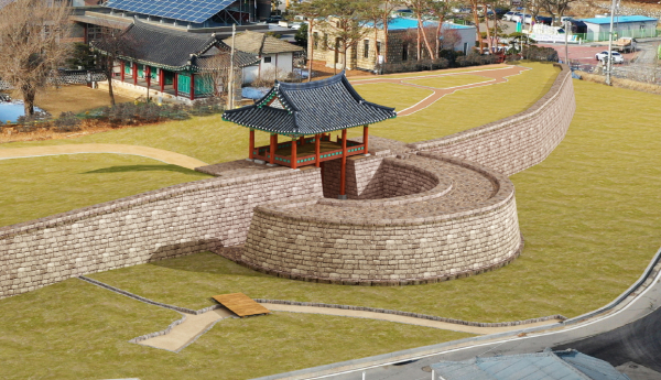 태안읍성 복원도.