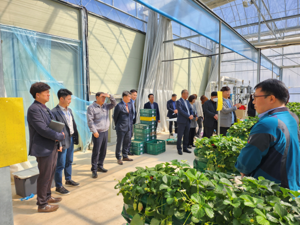 부여군청 팀장급 과학영농 현장 점검