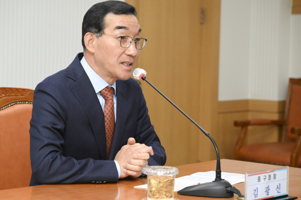 21일 중구청 중회의실에서 열린 ‘2023년 청년정책위원회’ 모습