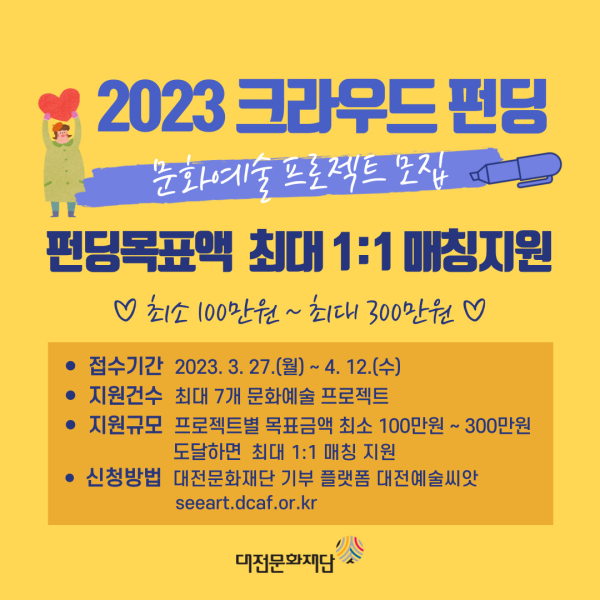 2023 크라우드 펀딩 사업 배너