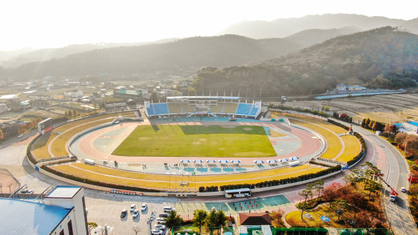 서산시종합운동장 전경