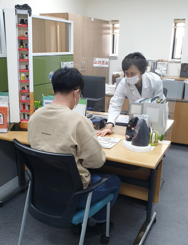 금연클리닉 진행 모습