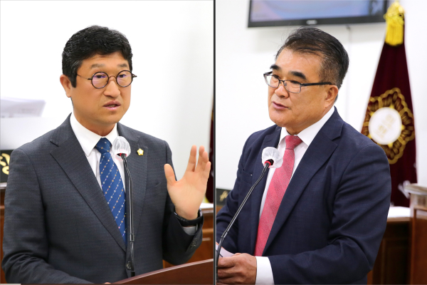 이강선 군의원, 김기웅 서천군수