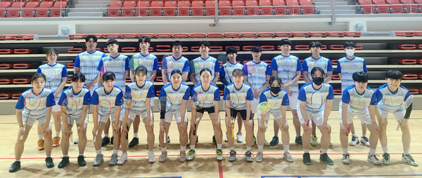 대전과기대 배드민턴부 단체사진