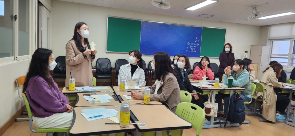 2023학년도 제1차 초등수석교사 학습공동체 수업공개 및 워크숍 개최 모습