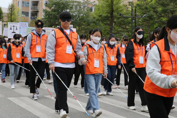 목원대·대전교통공사, 14일 장애체험 가두행진