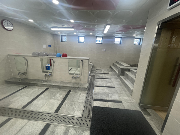 면천면 활력바라지 복지회관 작은 목욕탕 내부