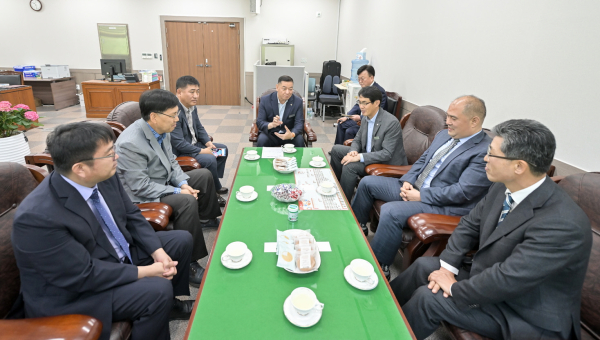 회계연도 결산검사 위원 위촉식 모습