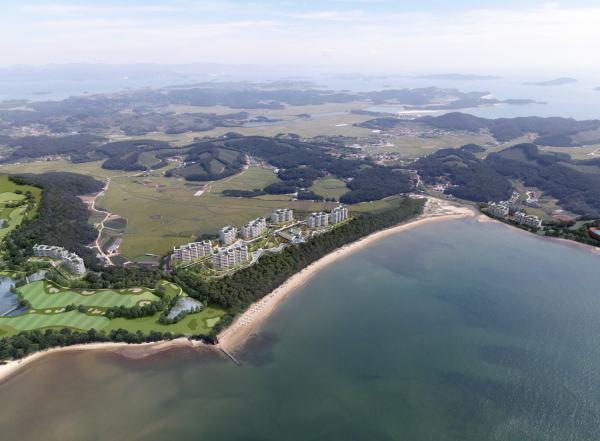 안면도 관광지 관광숙박업 사업계획 승인(골프빌리지 확대 조감도)