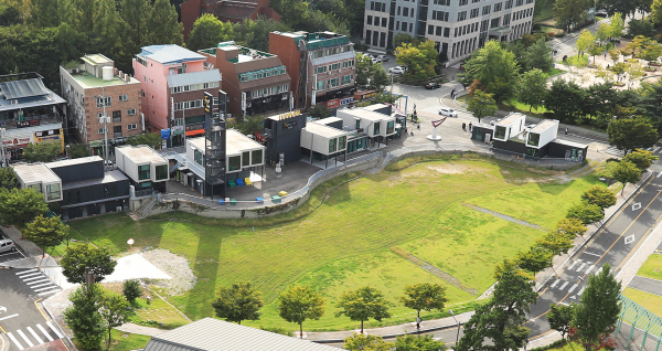 한남대 창업존 전경