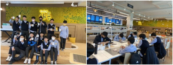 중앙중학교 문학필사반, 중앙중학교 활동 사진